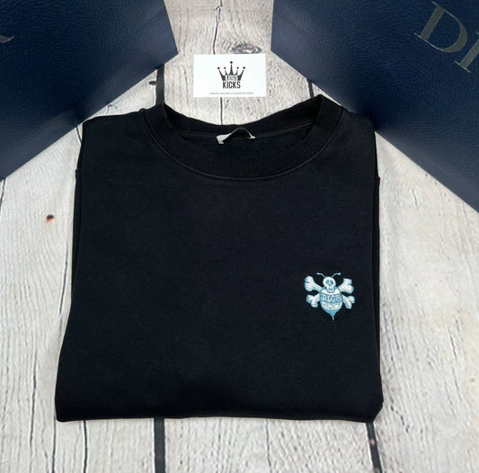 Dior x Shawn Bee Embroidered Black Jumper